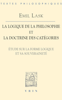 Logique de la philosophie et la doctrine des catégories (La)